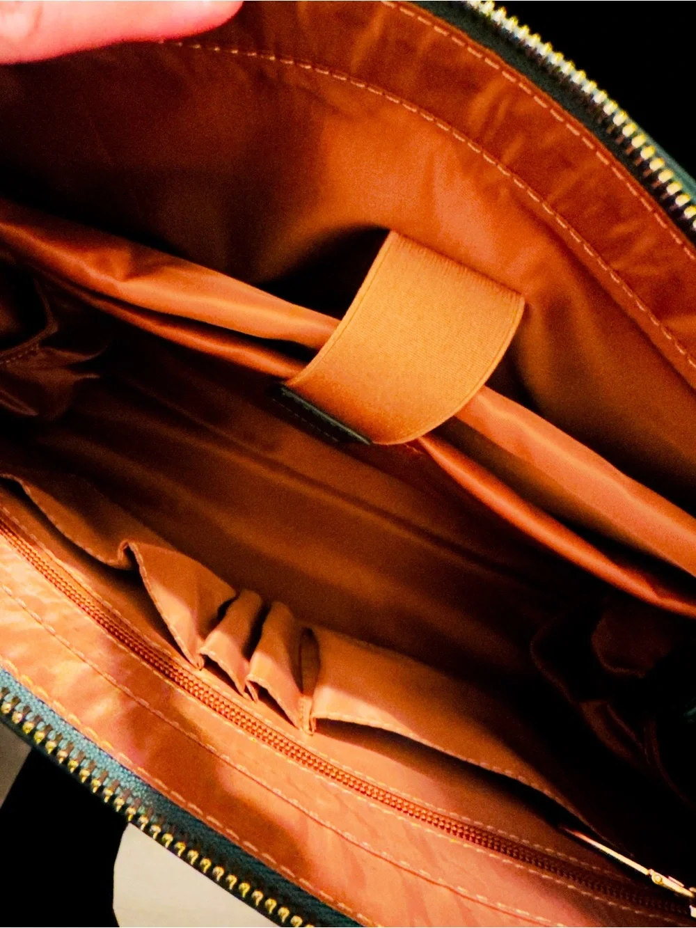TOKOJO Luxury Quilted Laptop Tote Bag with Small Clutch